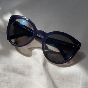 Chloe Sunglasses | Blue Frame/Blue Lenses